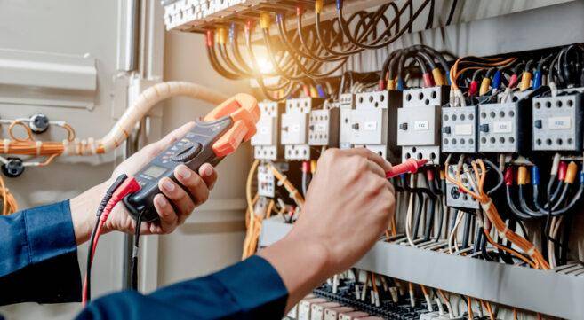 Nicholas Theriault Licensed Electrician team and work vehicle in Pepperell
